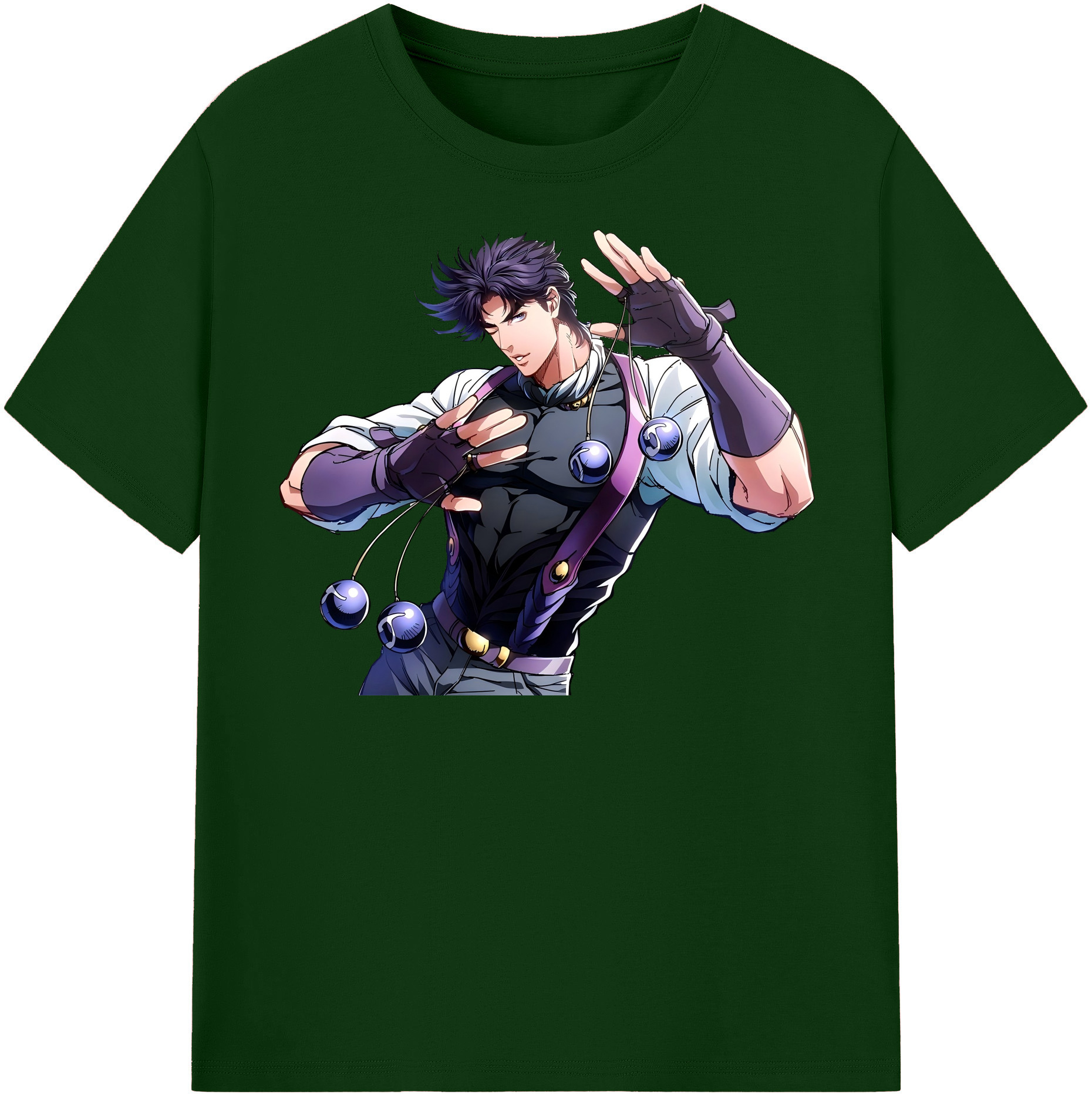 （画像用） ジョジョの奇妙な冒険 JoJo's Bizarre Adventure 綿100％半袖Tシャツ（フロントプリント）